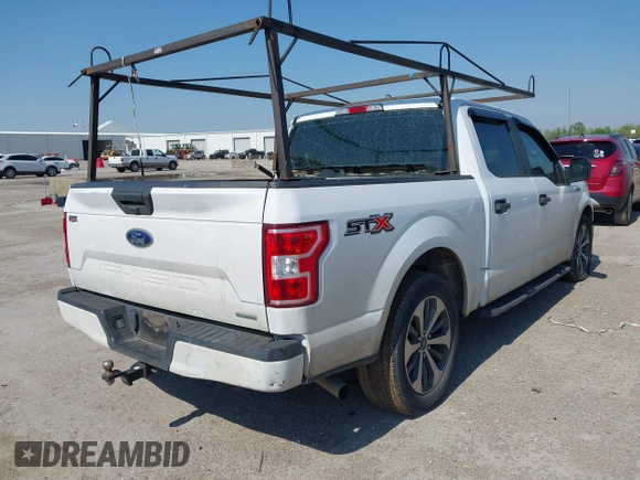 2019 Ford F-150 XL with VIN 1FTEW1CP3KKD55769, listed as a IAAI auction lot 41965874 with 114,317 mi miles and . Bid and sale history available at DreamBid. Image 4.