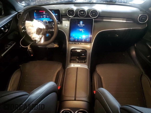 2024 Mercedes-Benz C 43 AMG with VIN W1KAF8HB9RR220405, listed as a Copart auction lot 45604455 with 3,874 mi miles and Salvage title. Bid and sale history available at DreamBid. Image 8.