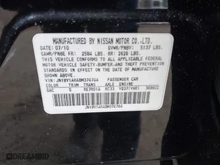 2011 Infiniti M37 with VIN JN1BY1AR4BM374744, listed as a IAAI auction lot 41502845 with 206,738 mi miles. Bid and sale history available at carsss.com. Image 9.