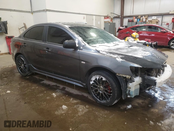 2009 Mitsubishi Lancer with VIN JA3AV66V39U609714, listed as a Copart auction lot 44580795 with Not Provided miles and Salvage Title. Bid and sale history available at DreamBid. Image 4.