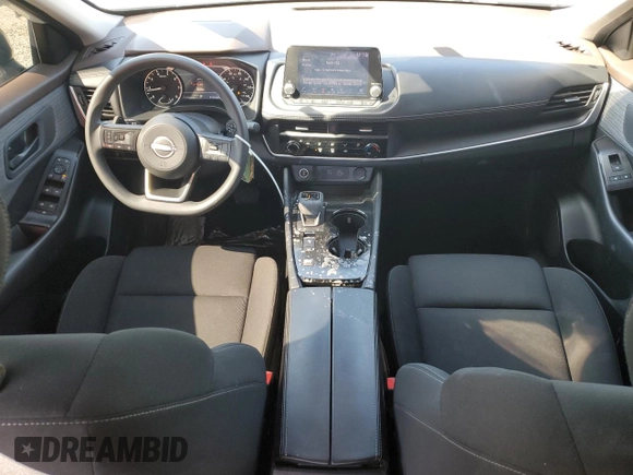 2023 Nissan Rogue S with VIN JN8BT3AA0PW003419, listed as a Copart auction lot 46536475 with 35,043 mi miles and Salvage Title. Bid and sale history available at DreamBid. Image 8.
