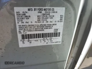 2024 Ford Maverick XL z VIN 3FTTW8A31RRA96253, wystawiony jako Copart lot #50026205 z przebiegiem 17 507 mil mil oraz Szkoda całkowita • Salvage title. Historia ofert i sprzedaży dostępna na DreamBid. Obrazek 12.