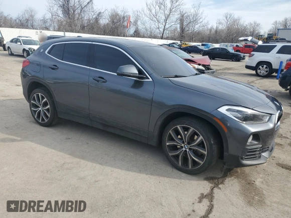 2018 BMW X2 xDrive28i with VIN WBXYJ5C39JEF78742, listed as a Copart auction lot 44026635 with Not Provided miles and Salvage Title. Bid and sale history available at carsss.com. Image 4.