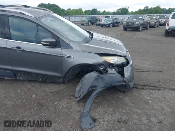 2013 Ford Escape Titanium with VIN 1FMCU0J92DUB36428, listed as a IAAI auction lot 42144682 with 263,600 mi miles and . Bid and sale history available at carsss.com. Image 6.