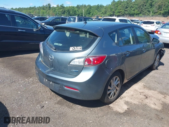 2012 Mazda 3 i Grand Touring with VIN JM1BL1M87C1661500, listed as a IAAI auction lot 42371851 with 130,118 mi miles and . Bid and sale history available at DreamBid. Image 4.