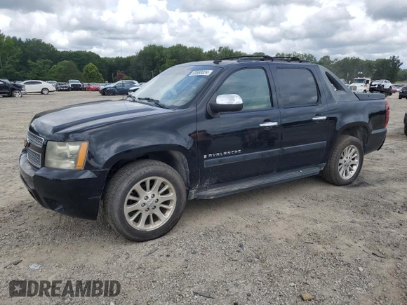 2007 Chevrolet Avalanche LT w/3LT with VIN 3GNFK12367G272731, listed as a Copart auction lot 63988024 with 189,473 mi miles and Salvage Title. Bid and sale history available at carsss.com. Image 1.
