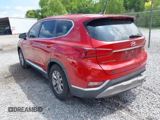 2019 Hyundai Santa Fe SE z VIN 5NMS23AD8KH025141, wystawiony jako IAAI lot #42209919 z przebiegiem 176 172 mil mil oraz . Historia ofert i sprzedaży dostępna na DreamBid. Obrazek 3.