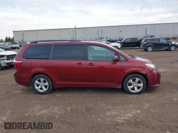2016 Toyota Sienna LE AAS with VIN 5TDKK3DC0GS751907, listed as a IAAI auction lot 41831340 with 100,610 mi miles. Bid and sale history available at carsss.com. Image 14.