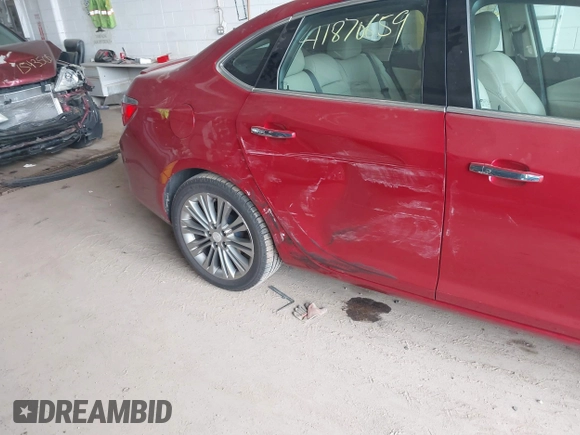 2014 Buick Verano Group with VIN 1G4PS5SKXE4114877, listed as a IAAI auction lot 41870659 with 119,077 mi miles and . Bid and sale history available at DreamBid. Image 6.