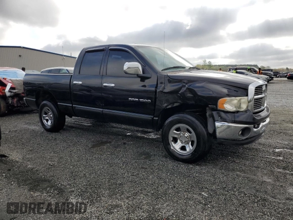 2005 Dodge 1500 SLT with VIN 1D7HU18D65S216800, listed as a Copart auction lot 51953825 with Not Provided miles and Salvage Title. Bid and sale history available at DreamBid. Image 4.