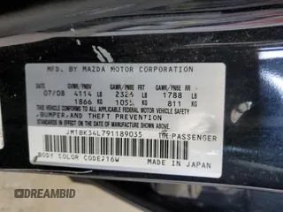 2009 Mazda 3 Mazdaspeed3 GT с VIN JM1BK34L791189035, выставлен на аукционе Copart как лот 66568385 с пробегом 158 596 миль миль и Чистый • Clean title. История ставок и продаж доступна на DreamBid. Изображение 13.