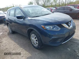 2016 Nissan Rogue S with VIN JN8AT2MV4GW149536, listed as a IAAI auction lot 42145872 with 102,388 mi miles. Bid and sale history available at carsss.com. Image 1.