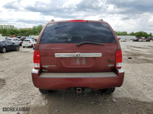 2007 Chrysler Aspen Limited with VIN 1A8HX58217F571370, listed as a Copart auction lot 54401125 with 211,701 mi miles and Clean Title. Bid and sale history available at carsss.com. Image 8.