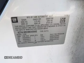 2011 GMC Terrain SLE-2 with VIN 2CTALSEC5B6300982, listed as a IAAI auction lot 41688512 with 142,769 mi miles. Bid and sale history available at carsss.com. Image 9.
