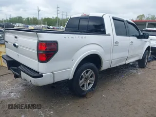 2011 Ford F-150 Lariat with VIN 1FTFW1E6XBFA51159, listed as a IAAI auction lot 41818515 with 178,611 mi miles. Bid and sale history available at carsss.com. Image 4.