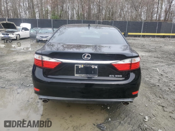 2015 Lexus ES with VIN JTHBK1GG4F2188514, listed as a Copart auction lot 46147055 with 163,240 mi miles and Salvage Title. Bid and sale history available at carsss.com. Image 6.
