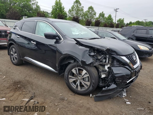 2022 Nissan Murano SV z VIN 5N1AZ2BS5NC127560, wystawiony jako Copart lot #60216845 z przebiegiem 60 994 mil mil oraz Czysty tytuł • Clean title. Historia ofert i sprzedaży dostępna na DreamBid. Obrazek 4.