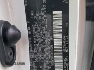 2009 Toyota Sienna XLE with VIN 5TDBK22C49S025578, listed as a Copart auction lot 86537254 with Not Provided miles and Salvage Title. Bid and sale history available at DreamBid. Image 12.