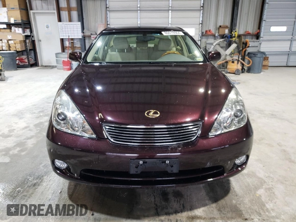 2005 Lexus ES 330 with VIN JTHBA30G455115214, listed as a Copart auction lot 86619964 with 88,706 mi miles and Salvage Title. Bid and sale history available at carsss.com. Image 5.