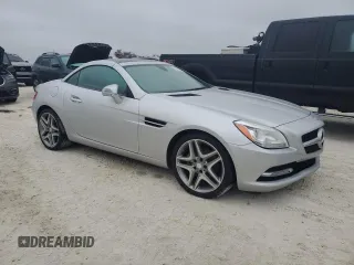 2015 Mercedes-Benz SLK-Class SLK 250 with VIN WDDPK4HA9FF103541, listed as a Copart auction lot 77197404 with Not Provided miles and Non Repairable. Bid and sale history available at carsss.com. Image 4.