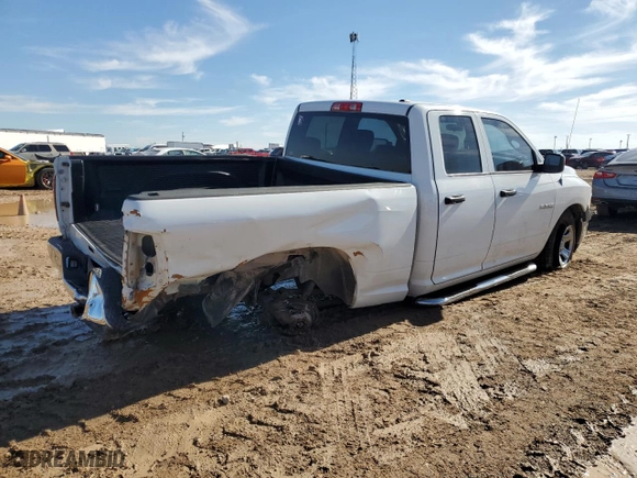 2010 Dodge Ram 1500 ST with VIN 1D7RB1GK0AS179831, listed as a Copart auction lot 81854724 with 153,389 mi miles and Salvage Title. Bid and sale history available at carsss.com. Image 3.