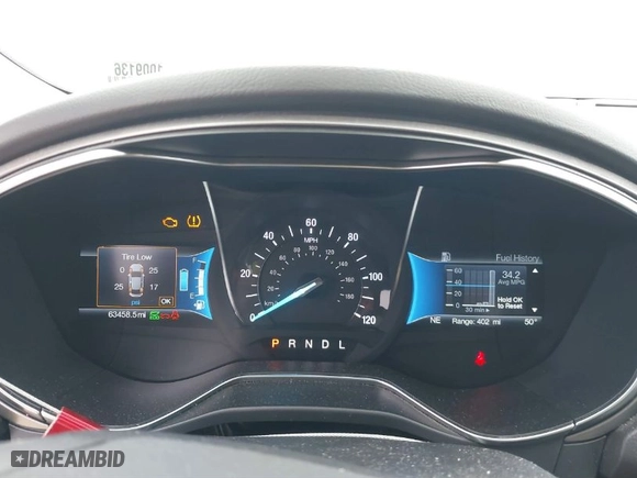 2018 Ford Fusion Hybrid S with VIN 3FA6P0UU9JR100852, listed as a IAAI auction lot 41516157 with 63,458 mi miles. Bid and sale history available at carsss.com. Image 7.