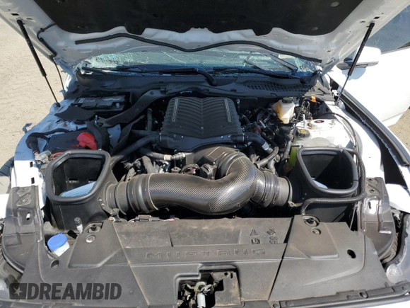 2024 Ford Mustang GT with VIN 1FA6P8CF6R5416922, listed as a Copart auction lot 53400315 with 8,152 mi miles and Salvage title. Bid and sale history available at DreamBid. Image 11.