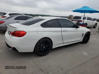 2017 BMW 4 Series 440i with VIN WBA4P1C56HK522557, listed as a Copart auction lot 53156574 with 52,073 mi miles and Salvage Title. Bid and sale history available at carsss.com. Image 3.