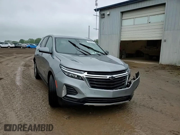 2023 Chevrolet Equinox LT with VIN 3GNAXKEG7PS200966, listed as a Copart auction lot 58599095 with 18,024 mi miles and Salvage title. Bid and sale history available at DreamBid. Image 14.