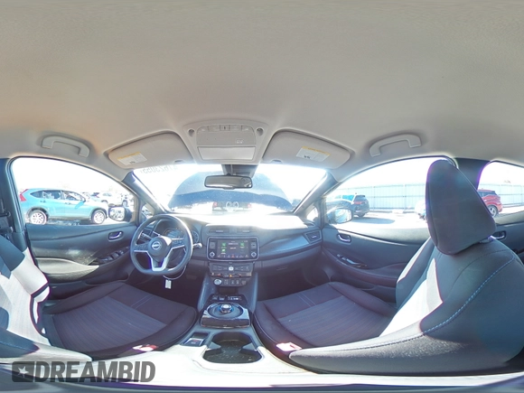 2023 Nissan LEAF SV Plus with VIN 1N4CZ1CV7PC561374, listed as a Copart auction lot 47623055 with 10,572 mi miles and Salvage Title. Bid and sale history available at DreamBid. Image 15.