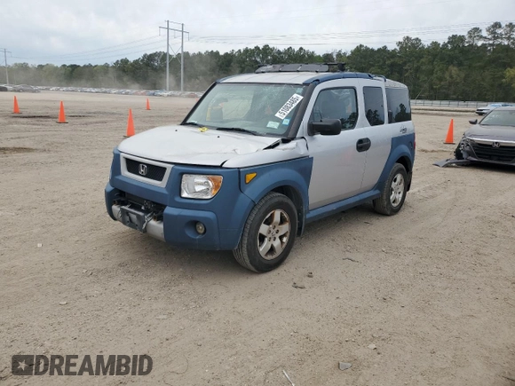 2005 Honda Element EX with VIN 5J6YH28625L007144, listed as a Copart auction lot 51083485 with 158,609 mi miles and Salvage Title. Bid and sale history available at DreamBid. Image 1.