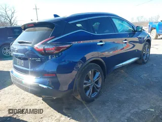 2020 Nissan Murano Platinum z VIN 5N1AZ2DS7LN142494, wystawiony jako IAAI lot #41747873 z przebiegiem 36 520 mil mil oraz . Historia ofert i sprzedaży dostępna na DreamBid. Obrazek 4.