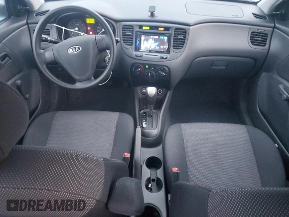 2007 Kia Rio LX with VIN KNADE123476256372, listed as a Copart auction lot 84759904 with 88,725 mi miles and Salvage Title. Bid and sale history available at carsss.com. Image 8.