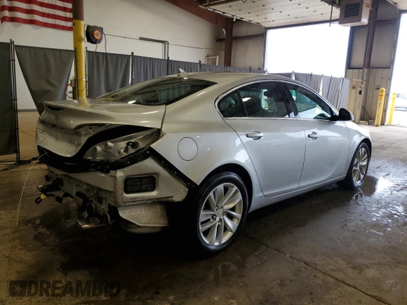 2014 Buick Regal z VIN 2G4GK5EXXE9299467, wystawiony jako Copart lot #53897085 z przebiegiem 123 800 mil mil oraz Szkoda całkowita • Salvage title. Historia ofert i sprzedaży dostępna na DreamBid. Obrazek 3.