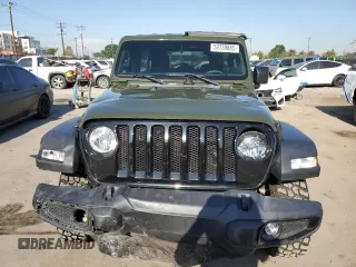 2022 Jeep Wrangler Unlimited Sport S with VIN 1C4HJXDG2NW196267, listed as a Copart auction lot 52739885 with 18,547 mi miles and Salvage Title. Bid and sale history available at carsss.com. Image 5.