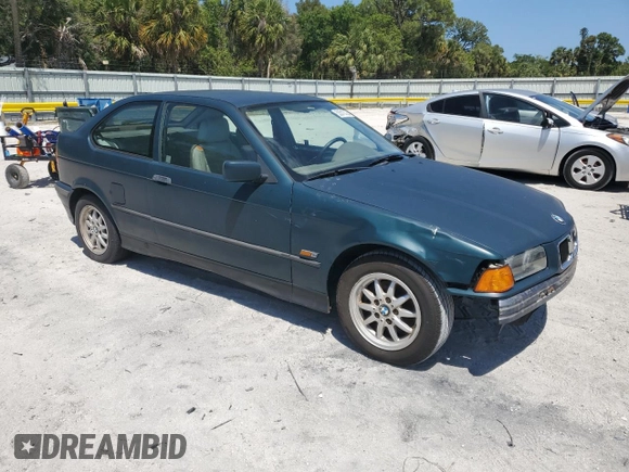 1995 BMW 3 Series 318Ti with VIN WBACG632XSAM72189, listed as a Copart auction lot 53310725 with 150,938 mi miles and Clean Title. Bid and sale history available at carsss.com. Image 4.