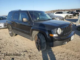 2017 Jeep Patriot Sport SE with VIN 1C4NJPBA5HD131818, listed as a Copart auction lot 86008414 with 87,291 mi miles and Salvage Title. Bid and sale history available at carsss.com. Image 4.