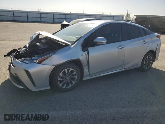 2020 Toyota Prius L Eco z VIN JTDKARFU1L3122471, wystawiony jako Copart lot #54164935 z przebiegiem 130 642 mil mil oraz Szkoda całkowita • Salvage title. Historia ofert i sprzedaży dostępna na DreamBid. Obrazek 1.