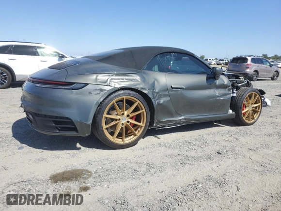 2020 Porsche 911 Carrera S with VIN WP0CB2A90LS264408, listed as a Copart auction lot 56250465 with 13,730 mi miles and Salvage Title. Bid and sale history available at DreamBid. Image 3.