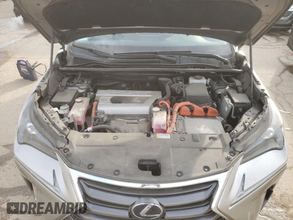 2015 Lexus NX 300h with VIN JTJBJRBZ8F2019315, listed as a Copart auction lot 78043514 with 75,605 mi miles and Salvage title. Bid and sale history available at DreamBid. Image 11.