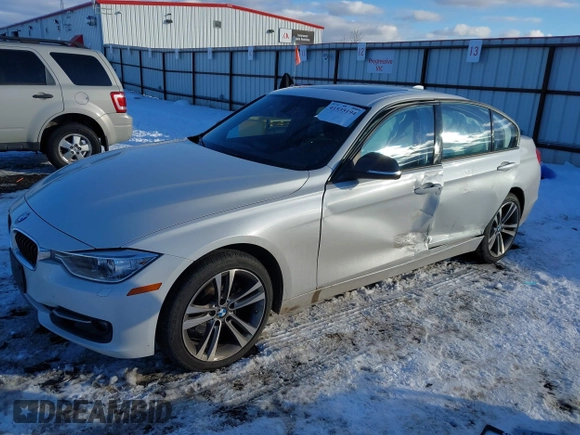 2014 BMW 3 Series 328i xDrive with VIN WBA3B3C55EJ978766, listed as a IAAI auction lot 41535194 with 110,387 mi miles. Bid and sale history available at carsss.com. Image 16.