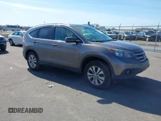 2012 Honda CR-V EX-L with VIN 5J6RM4H78CL017629, listed as a IAAI auction lot 41781636 with 212,279 mi miles. Bid and sale history available at carsss.com. Image 1.