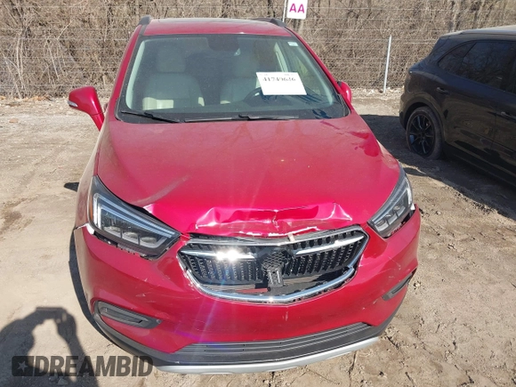 2019 Buick Encore Essence with VIN KL4CJGSM8KB955522, listed as a IAAI auction lot 41740646 with 56,647 mi miles and . Bid and sale history available at DreamBid. Image 6.