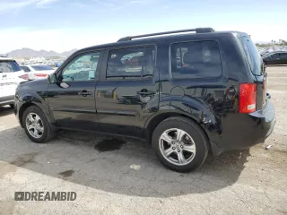 2013 Honda Pilot EX-L with VIN 5FNYF3H5XDB008066, listed as a Copart auction lot 50574625 with 100,422 mi miles and Salvage Title. Bid and sale history available at DreamBid. Image 2.