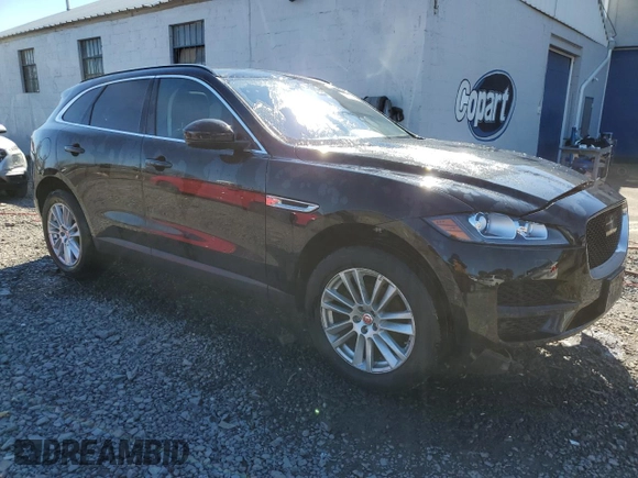 2019 Jaguar F-Pace 25t Prestige with VIN SADCK2FX5KA351866, listed as a Copart auction lot 50012205 with 51,464 mi miles and Salvage Title. Bid and sale history available at DreamBid. Image 4.