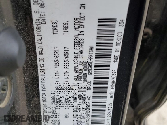 2016 Toyota Tacoma SR with VIN 3TMCZ5AN3GM038162, listed as a Copart auction lot 49446695 with 236,705 mi miles and Salvage Title. Bid and sale history available at carsss.com. Image 13.