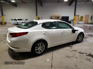 2013 Kia Optima LX with VIN KNAGM4A78D5385108, listed as a Copart auction lot 81477784 with 78,433 mi miles and Salvage Title. Bid and sale history available at carsss.com. Image 3.