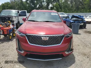 2025 Cadillac XT6 AWD Premium Luxury z VIN 1GYKPDRS1SZ128403, wystawiony jako Copart lot #58776065 z przebiegiem 121 mil mil oraz Czysty tytuł • Clean title. Historia ofert i sprzedaży dostępna na DreamBid. Obrazek 5.