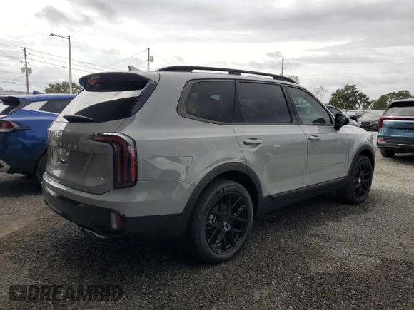 2024 Kia Telluride SX X-Line with VIN 5XYP5DGC0RG543458, listed as a Copart auction lot 81032644 with 18 mi miles and Salvage Title. Bid and sale history available at carsss.com. Image 3.