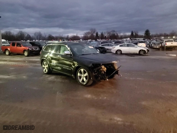 2014 Jeep Grand Cherokee Overland with VIN 1C4RJFCM2EC298661, listed as a Copart auction lot 81331004 with 245,716 mi miles and Salvage Title. Bid and sale history available at carsss.com. Image 11.